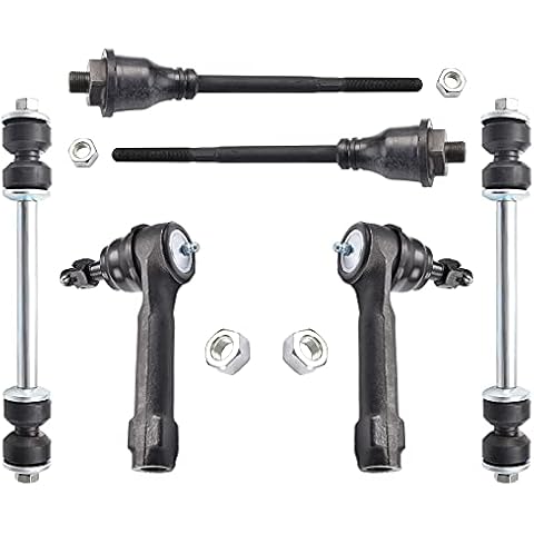 ASTARPRO 6pcs Front Tie Rods Inner And Outer Complete Kit Sway Bar Links Compatible with Cadillac Escalade Chevy Avalanche 1500 Silverado 1500 GMC Sierra 1500 Tahoe Yukon 4WD Cover