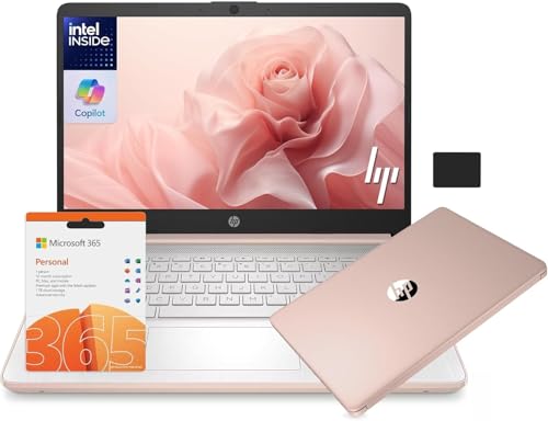 Image of HP Stream 14 inch HD Laptop for Student & Home (14 inch LED, 1-Year Office 365, Intel 4-Core N150 (>N4120), 4GB RAM, 64 GB eMMC, 11-Hr Long Battery Life, Fast Charge, Webcam, Win 11 S