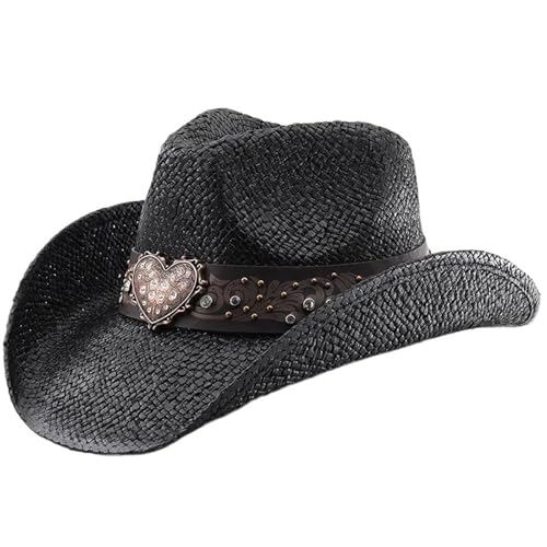 Chapeau d'extérieur réglable pliable avec strass et large bord façonnable pour randonnée