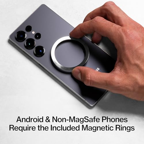 Image of Statik HyperMount Pro Phone Mount, Magnetic Phone Holder, 15W Wireless Charging, MagSafe Car Mount, Works on Smooth & Lightly Textured Surfaces, iPhone and Android Compatible, Charging Cable Included