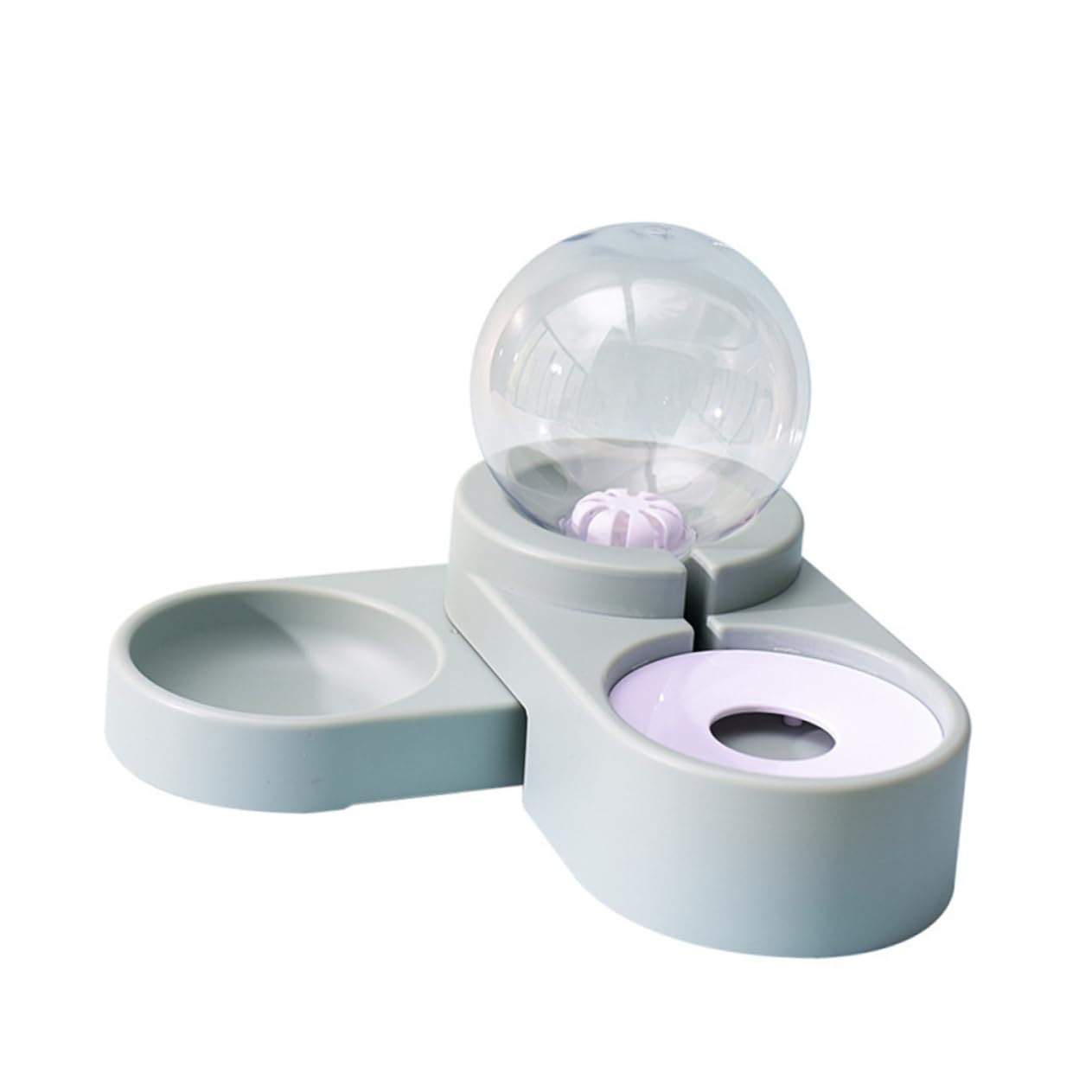 Automatischer Haustier Wasserspender mit Doppelnapf, Pet, Blau | Sichere Konstruktion, Praktische Nutzung, Kippsicheres Design, Automatische Wasserversorgung für Zuhause und Zoofachhandel
