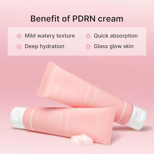 Image of medicube Rose PDRN Pink Hyaluronic Moisturizing Cream | Blemish Relief, Hydration & Elasticity Care - For the Look of Uneven Skin Tone & Pores, Korean Skincare, 1.69 fl. oz.