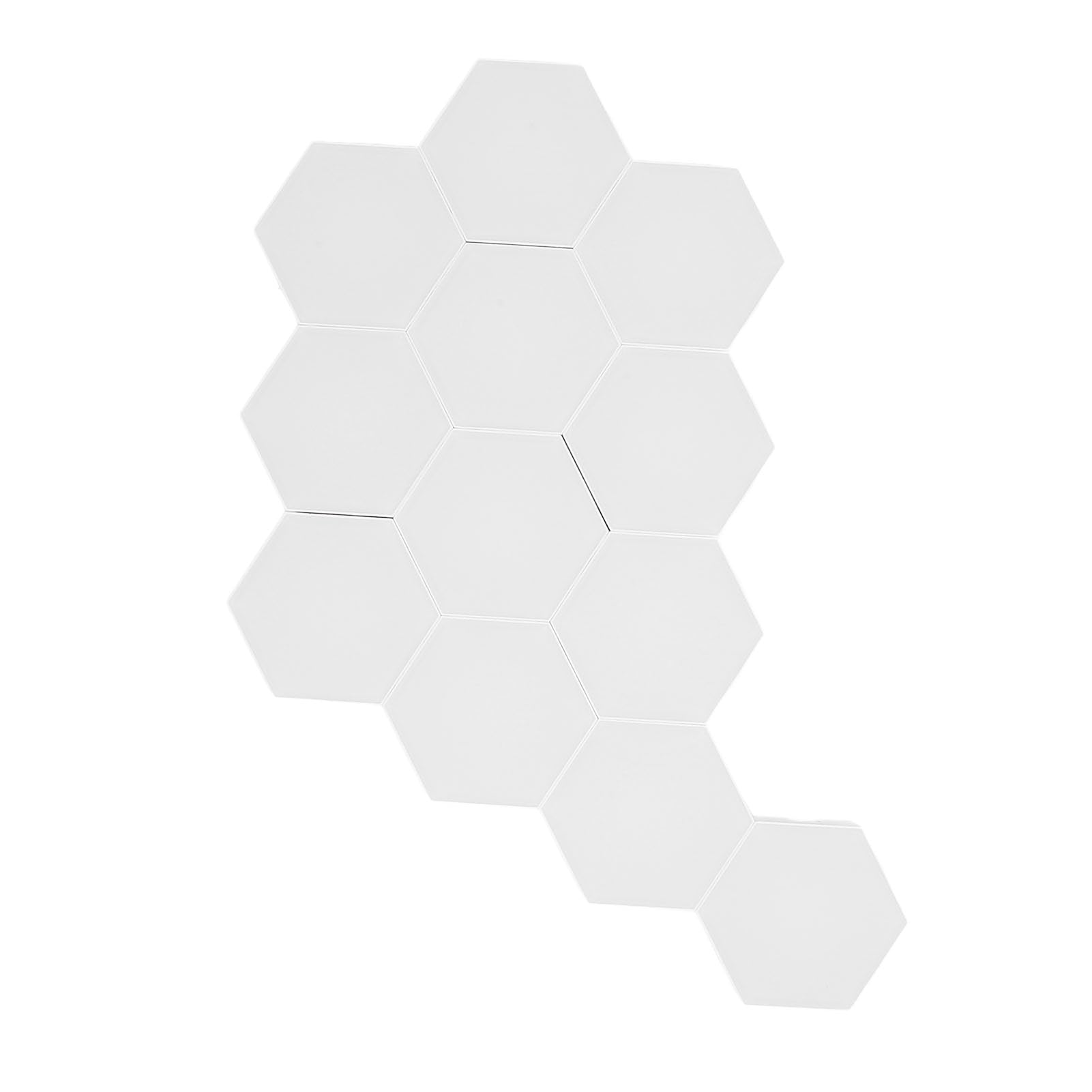 CHICIRIS Appliques Murales Hexagonales, Panneau LED RVB Intelligent avec Commande Vocale et Synchronisation de la Musique, Idéales pour la Décoration de Chambre et de Vacances