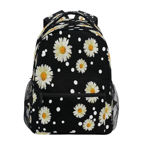 Sac à dos marguerite et pois pour l'école et sorties des ados