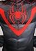 Boy's Marvel Miles Morales Black Zentai Suit Costume - Spider-Man Black & Red Game Version Jumpsuit Medium