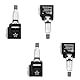 4 Stück Reifendrucksensor G30 G31, Kompatibel mit BMW 1er 3er 5er F40 G20 G21 G28 G30 G31 G38 F90 36106872774 36106887147 36106876957 36106872803/6876957 BMW 8 G14 G15 F91 M8 F92