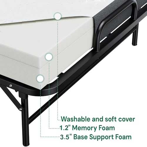 Optymira 75"x38" Folding Bed — view 5