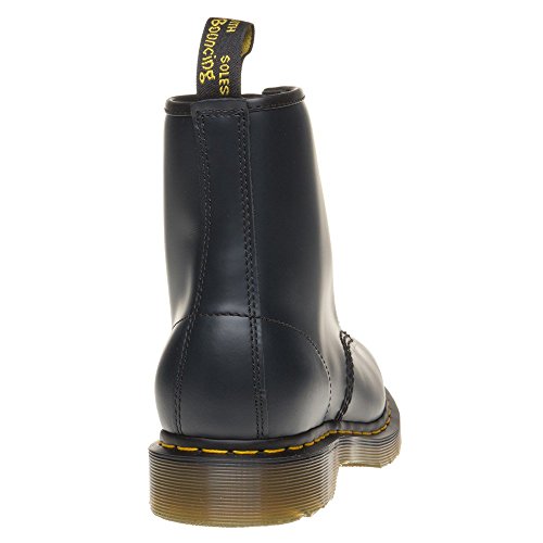 Image of Dr. Martens Unisex 1460 Smooth Leather 8 Eye Boot, Navy, 14 Women /13 Men