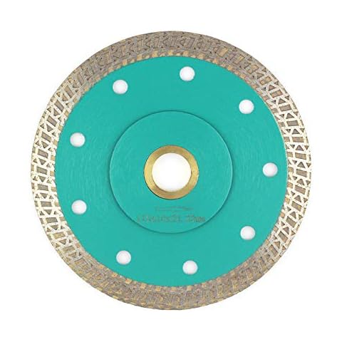 Porcelain Blade,Stylish Y&I Tile Blade Super Thin Ceramic Diamond Saw Blades for Grinder Tile Cutter with Adapter 7/8",20mm,5/8 Inch Abor Cover