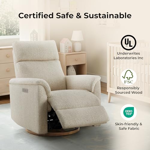 Sillón Power reclinable tela boucle Arena miniatura 6