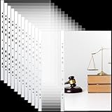 Gilprop 200 Pcs 8.5 x 14 Inch Legal Size Heavyweight Clear Sheet Protectors Heavy Duty Clear Plastic Page Protectors Long Document Protectors Binder Sleeves for Binders Documents Cards Photos