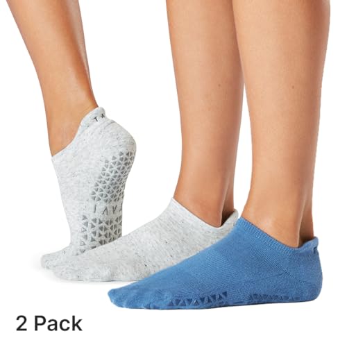 Image of TAVI Savvy Grip Socks - Pilates Socks for Women with Non-Slip Grips, Heel Tab and Arch Support, Wear for Yoga, Barre, Dance