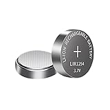 2 Pack Rechargeable LIR1254 3.6V Replacement Battery for Wf1000X XM3 SP600 700 900 Battery Bando H5 E6 Buds Bluetooth Headset Battery Varta ICR LIR 1254 A2 A3