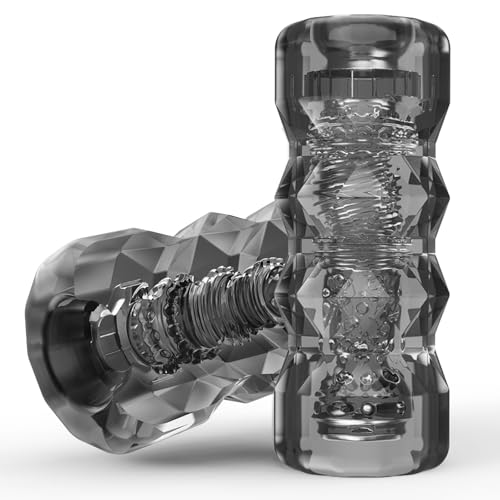 オナホ オナホール 非貫通 おなほーる 【次世代HOLE+狭穴ｘバキューム感=爽快絶頂】 子Q口付 繰り返し使用 高弾力 洗浄・保管便利 男性用 アダルトグッズ 大人のおもちゃ (ブラック透明)のサムネイル