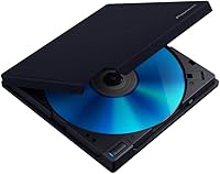 Vista 7 de Pioneer BDR-XD08UMB-S - Quemador de Blu-ray portátil 6X Ultra HD 4K Blu-ray con código de instalación de descarga de software Cyberlink, 25 GB