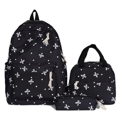 3-in-1 Tie Backpack Set with Lunch Bag for (Style 3)