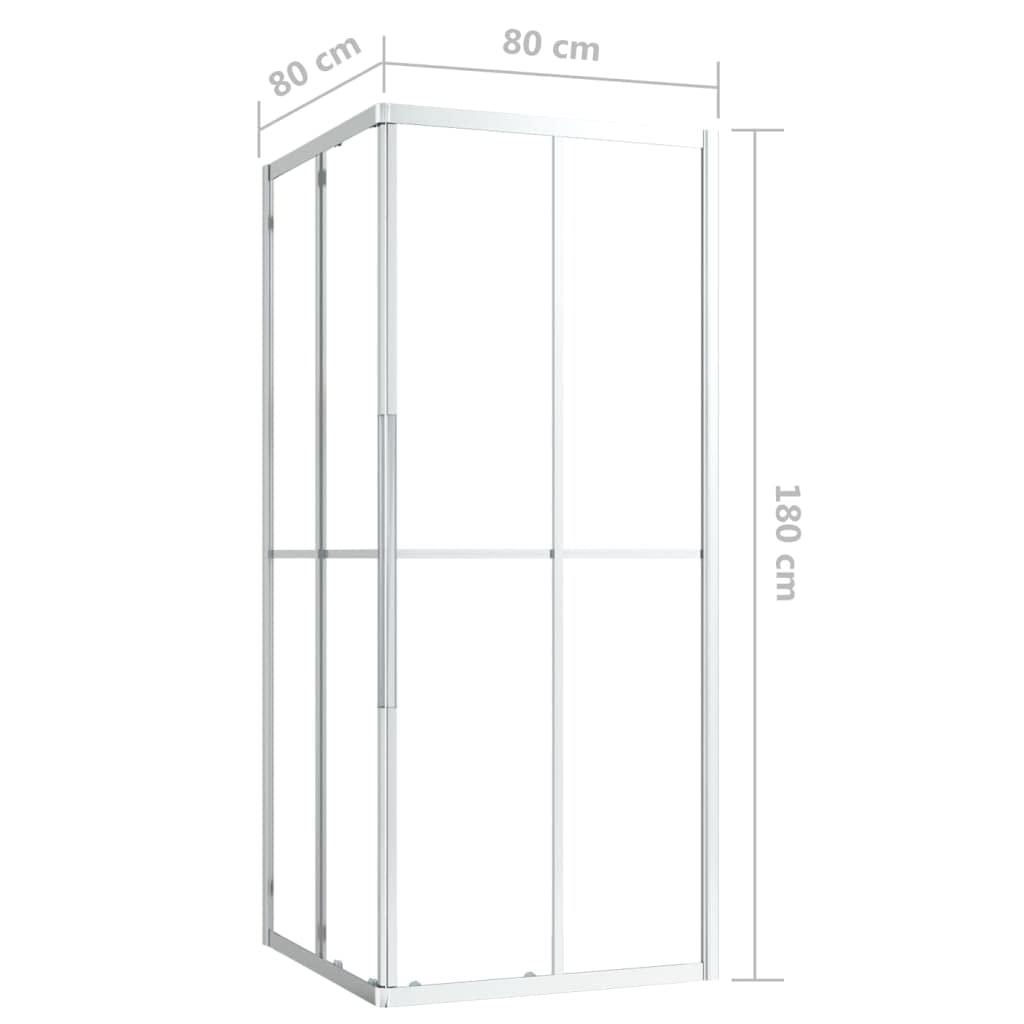 Kabina prysznicowa 180 cm szkło przezroczyste profil aluminiowy | Łatwy montaż, materiały montażowe w zestawie, eleganckie wzornictwo