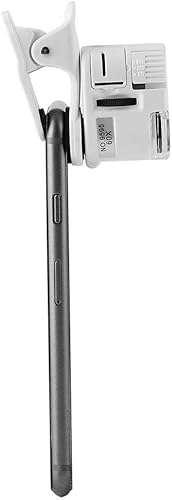 Miniatura 7 de Akozon Mini microscopio del teléfono móvil 9595W 60X Lupa LEDLight Mini Microscopio del clip del teléfono móvil