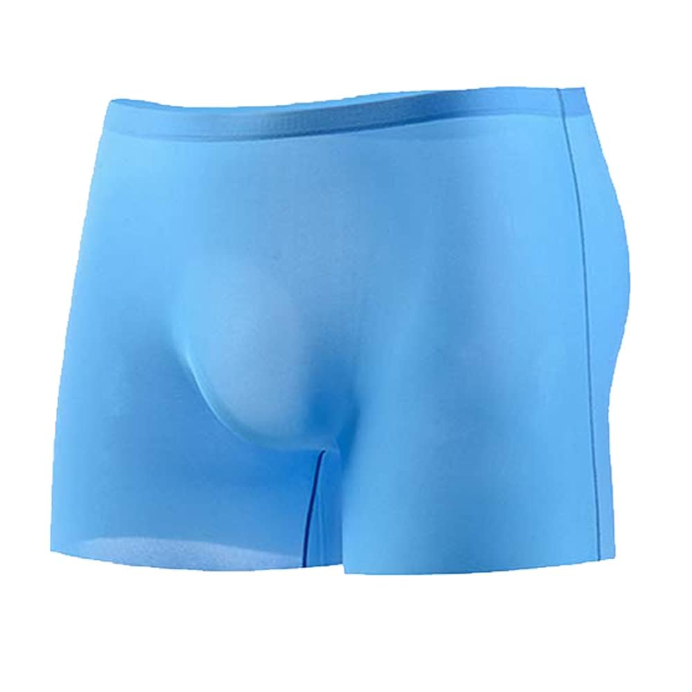 Alienjoy Herren Boxershorts Dünn Eisseide Unterwäsche Sexy D