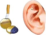 Magnetic Therapy Quit Smoking Magnet Earrings – Auricular Acupressure Ear Magnets for Men & Women – Stop Smoking & Weight Loss Support Tool (1 Pair)