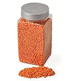 Vaso da 500 grammi con GRANULATO ARANCIONE per decorazione...