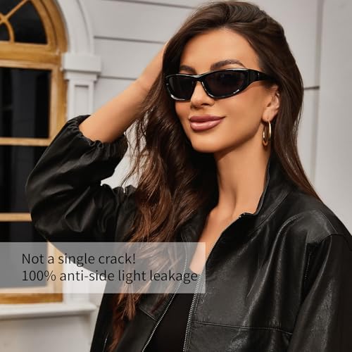 Wrap Around Y2K Sunglasses for Women Trendy Oval Polarized Glasses UV400 Protection Sun protection traveling cycling4