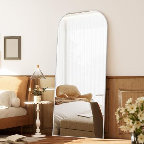 Image of Koonmi Full Length Mirror, 56 inchx21 inch Mirror Full Length with Stand