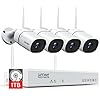 2022 Newest 5MP Wireless Security Camera System with Two Way Audio, SAFEVANT 8 Channel Surveillance Security System with…