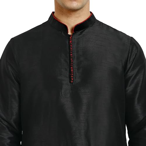 Men's Casual Art Silk Kurta Pajama Set4