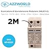 Scaricatore Di Sovratensione Modulare, SPD Tipo 1+2 T1+T2 B+C, 1P+N Da 2 Moduli DIN, 25kA-50kA 12,5kV AC275V, IP20 IEC61643-11