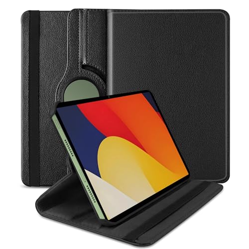 Image of TGK 360 Degree Rotating Flip Cover Case for Moto Pad 60 Pro 12.7 inch 2025 Release Tablet (Black)