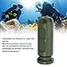 Senrusa Ear Equalization Training Tool Aluminum Alloy Ear Pressure Balance Auxiliary Practice Tool for Snorkeling Underwater Diving Beginner (Dark Green)