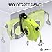 GEARit Retractable Extension Cord Reel (40ft) 12/3 AWG Gauge SJTW,3 Outlets, LED Power Indicator, 14-Amps Circuit Breaker, 180 Degrees, UL Listed for Garage Ceiling Mount Workshop, Power Tool 40 feet