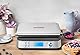 GASTROBACK 42424 Waffeleisen Advanced Control, 5 Verschiedene Programme, 7 Bräunungsstufen, Steuerung über LCD–Display, 1.600 Watt, Edelstahl, silber