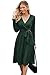 Newshows Strickkleid Damen Herbstkleid Pulloverkleid Winterkleid Langarm Elegant Kleid für Herbst Winter Dunkelgrün