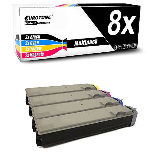 Toner TK-510 Kyocera résout vos pannes d'encre avec le lot de 8 Eurotone