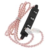 Kabellänge: Ca. 70 cm Upgrade Bluetooth Kopfhörerkabel Ersatzkabel DIY für Shure UE TF10 SF3 SF5 5EB 5pro TF15, einfach Montage - Bronze