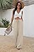 Sampeel Linen Pants Women Wide Leg Palazzo Pants Flowy Fashion Beach Vacation Clothes Spring Casual Summer Outfits Fashion Clothing Boho Luxury Comfiest Airport Outfits 2026 Trouser Khaki M