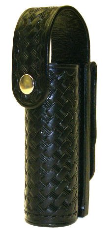 AETCO LEATHERMark IV OC/Teargas Holder - Basketweave/Black Snap