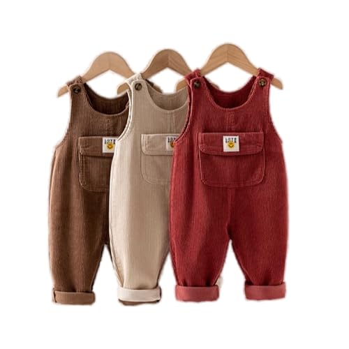 Baby Boys Girls Overalls Infant Toddler Suspender Straps Jumpsuit Romper Outfits Corduroy Adjustable Button Pants2