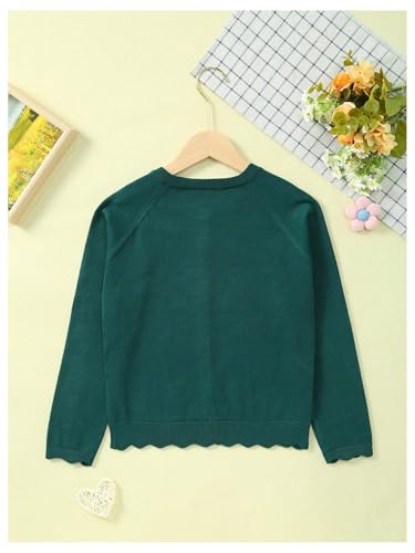 SOLY HUX Girl's Button Down Cardigan Sweater Long Sleeve Hollow Out Knitted Outerwear2