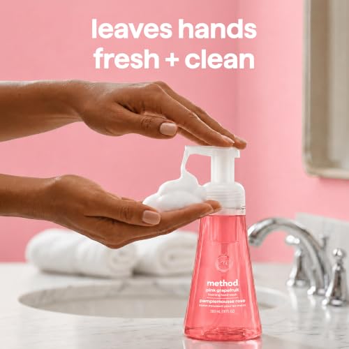 method Foaming Hand Wash, Pink Grapefruit, 10 fl oz | Hydrates & Softens Skin, Designed for Gentle Everyday Cleansing, With Notes of Pink Grapefruit & Blood Orange - image 7