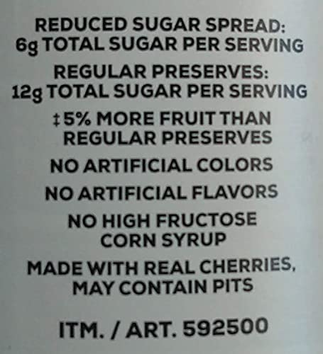 E. D. Smith Cherry Spread. Two pack 40 Oz Large Jar