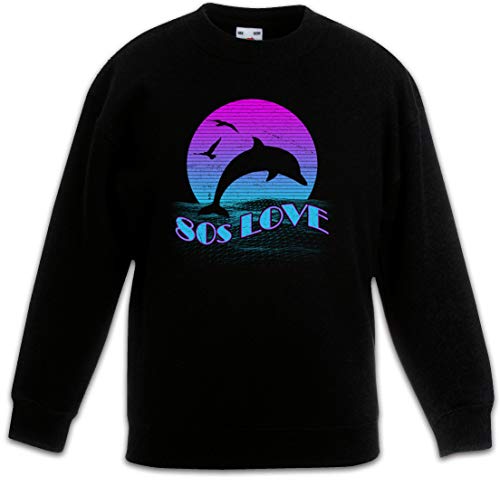 Sweat-shirt enfant Urban Backwoods 80s Love en coton bio pour fille et garçon