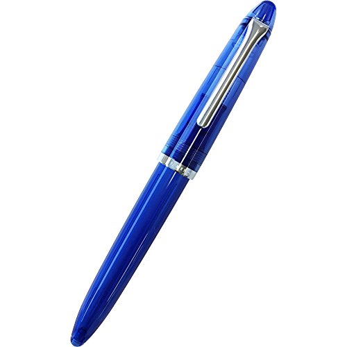 Stylo plume Sailor bleu transparent pour journal intime et bureau