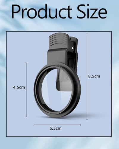 Image of Filter for Mobile, 52mm Polarizing Filter Kit for Smartphones, Professional Camera Lens Accessory with Cleaning Cloth and Case, Ideal for Outdoor Photography and Travel Shoots