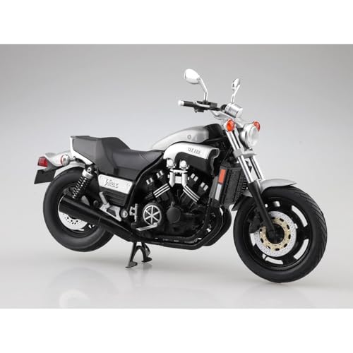 スカイネット 1/12 完成品バイク Yamaha Vmax ニューシルバーダストのサムネイル