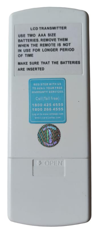 Image of Ehop AC-31B Compatible Remote Control for Voltas AC with Turbo,Lamp and WiFi Function