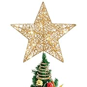 STOBOK Коледни лампички за елха за елха за елха...