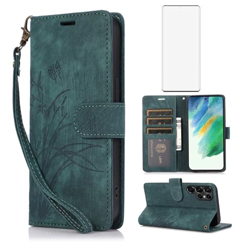 Coque Samsung S25 Ultra YM004 UK Vert Antichoc à Prise en Main Anti-Dérapante